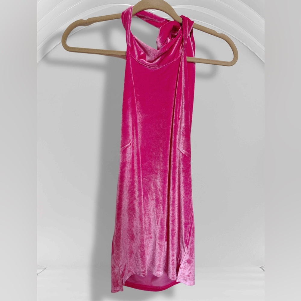 Elegant Pink Velvet Blouse